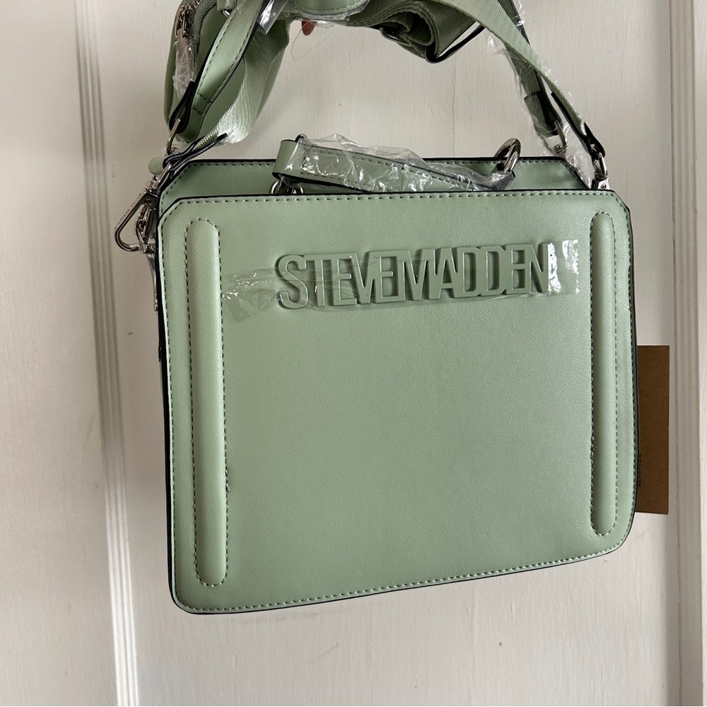 NWT STEVE MADDEN Mint Green BEVELYN CROSSBODY BAG/PURSE TIKTOK VIRAL